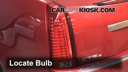 2010 Cadillac CTS 3.0L V6 Sedan Lights Brake Light (replace bulb)